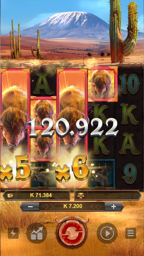 A slot spin during our Eb7png free credit test