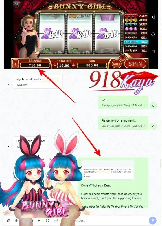 Edited WhatsApp screenshot of an Isikina customer chat showing a PGK710 balance and a withdrawal confirmation